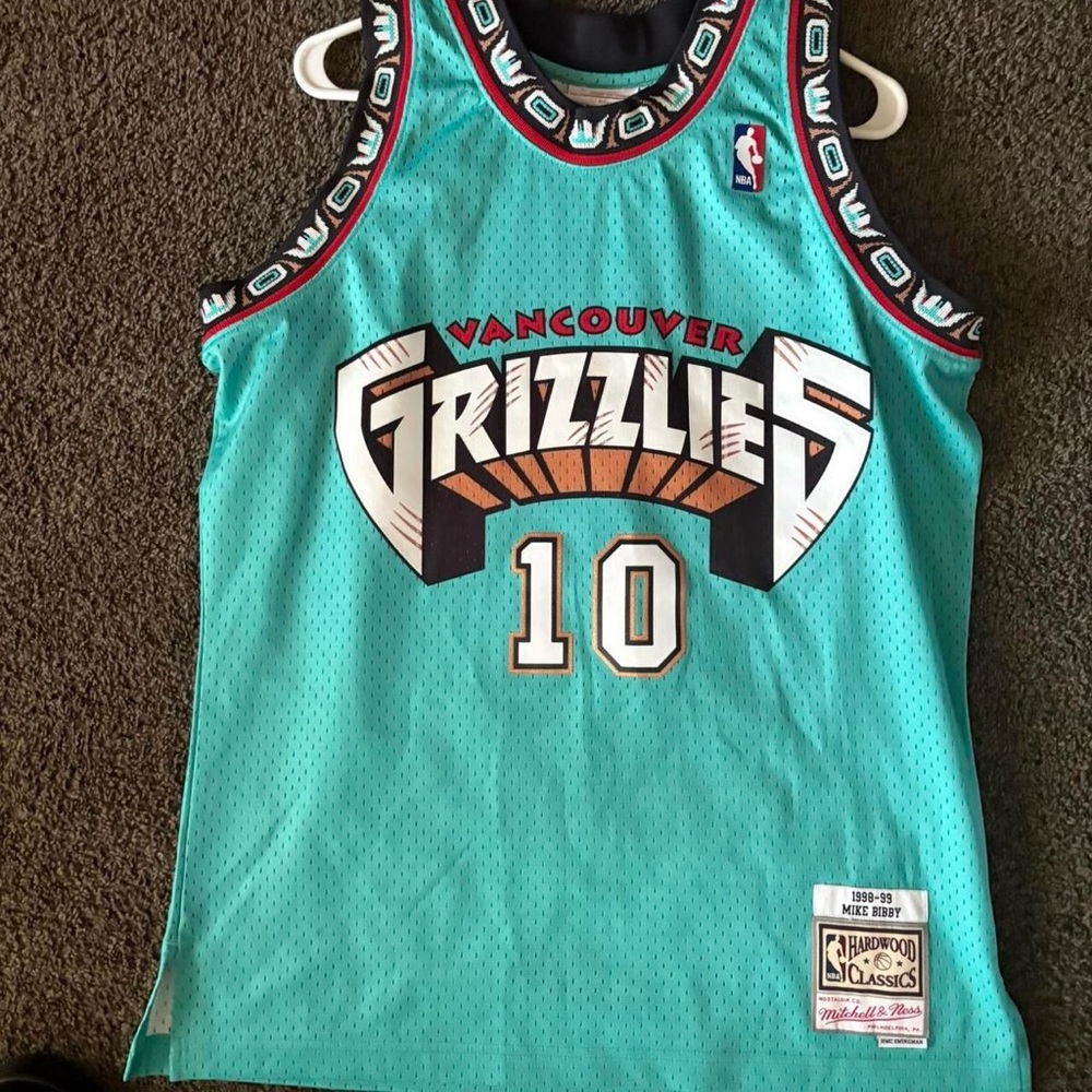 Mitchell & Ness Vancouver Grizzlies Teal Jersey